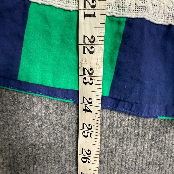 Anthropologie VERB Sz Small Sylvia Babydoll Top Embroidered Green Cotton Blend - Picture 9 of 10